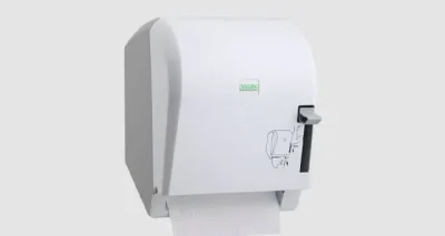מתקן למגבות גלילי נייר עם ידית